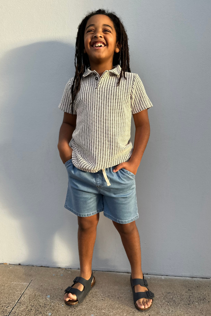 Chocolate Knit Polo