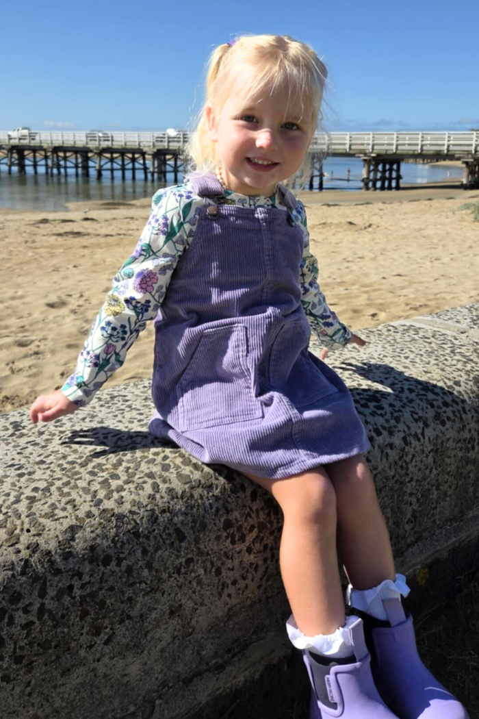 Lilac Cord Dress
