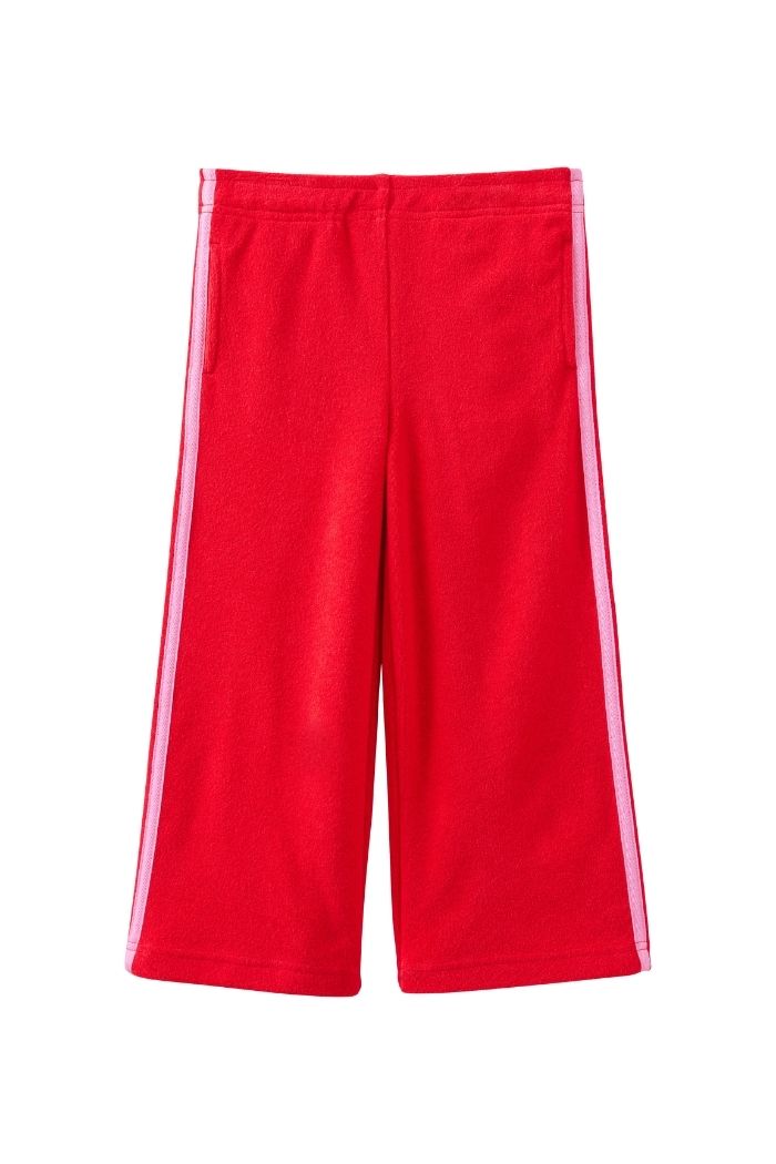 Lulu Towelling Pant Red