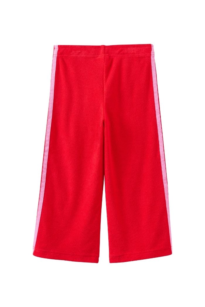 Lulu Towelling Pant Red