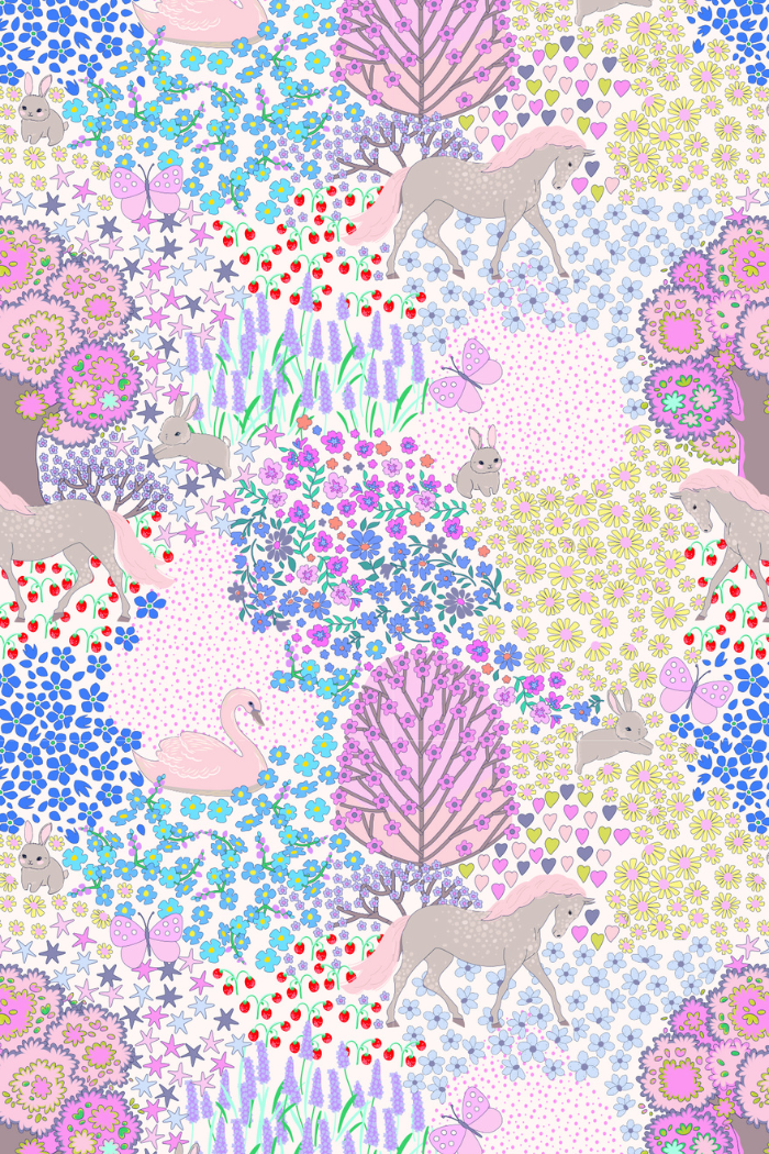 Patchwork Frill Romper