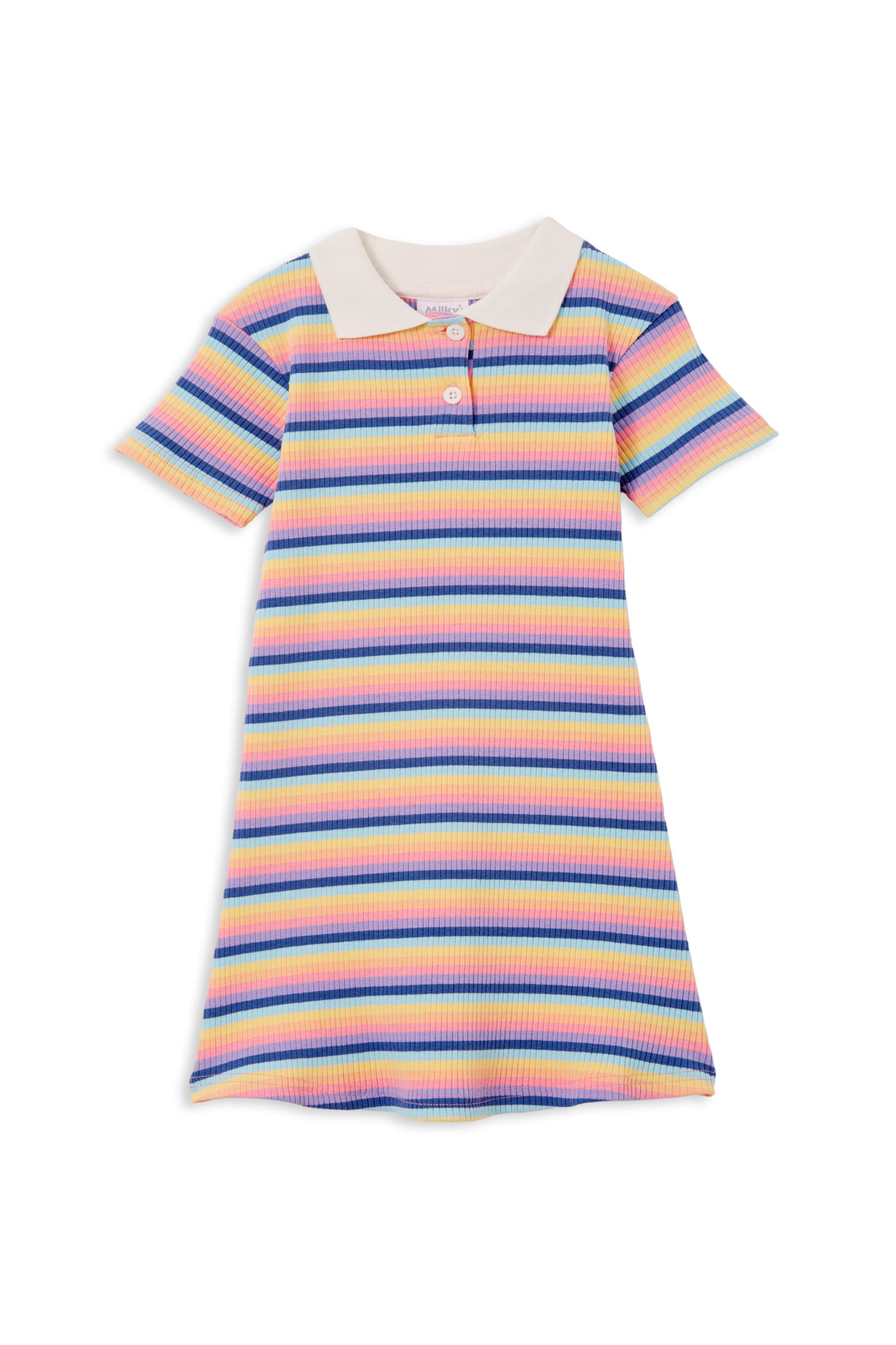 Multi Stripe Rib Dress