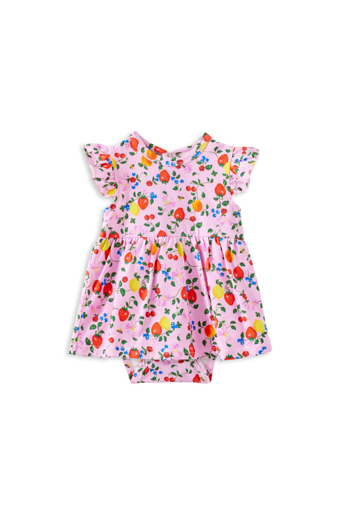 Berry Bright Baby Dress
