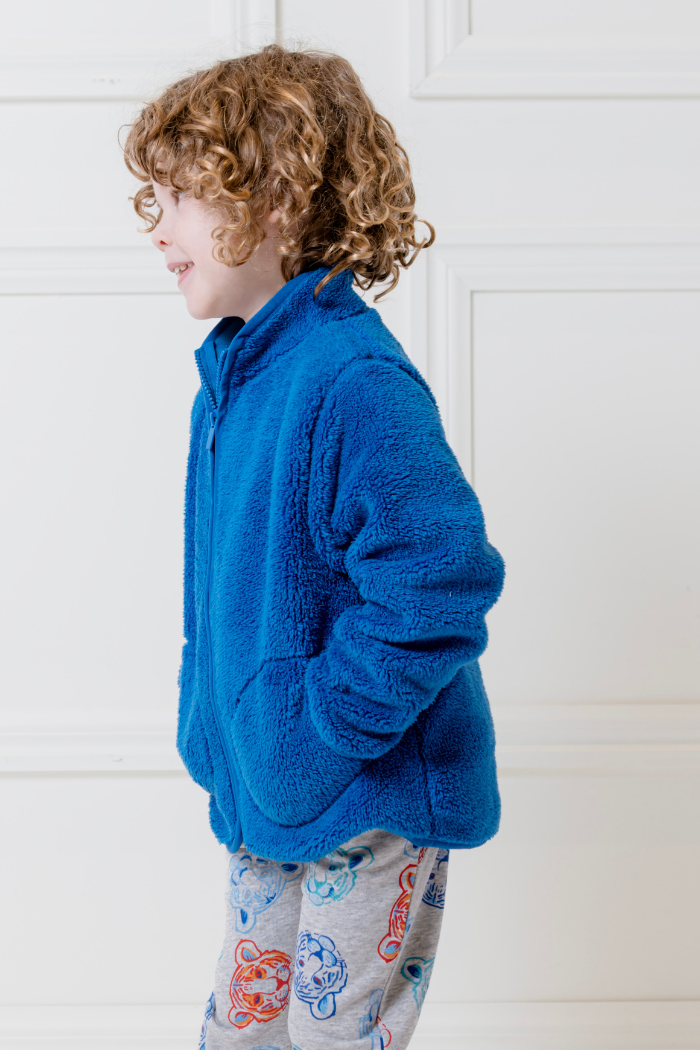 Blue Sherpa Jacket - Baby
