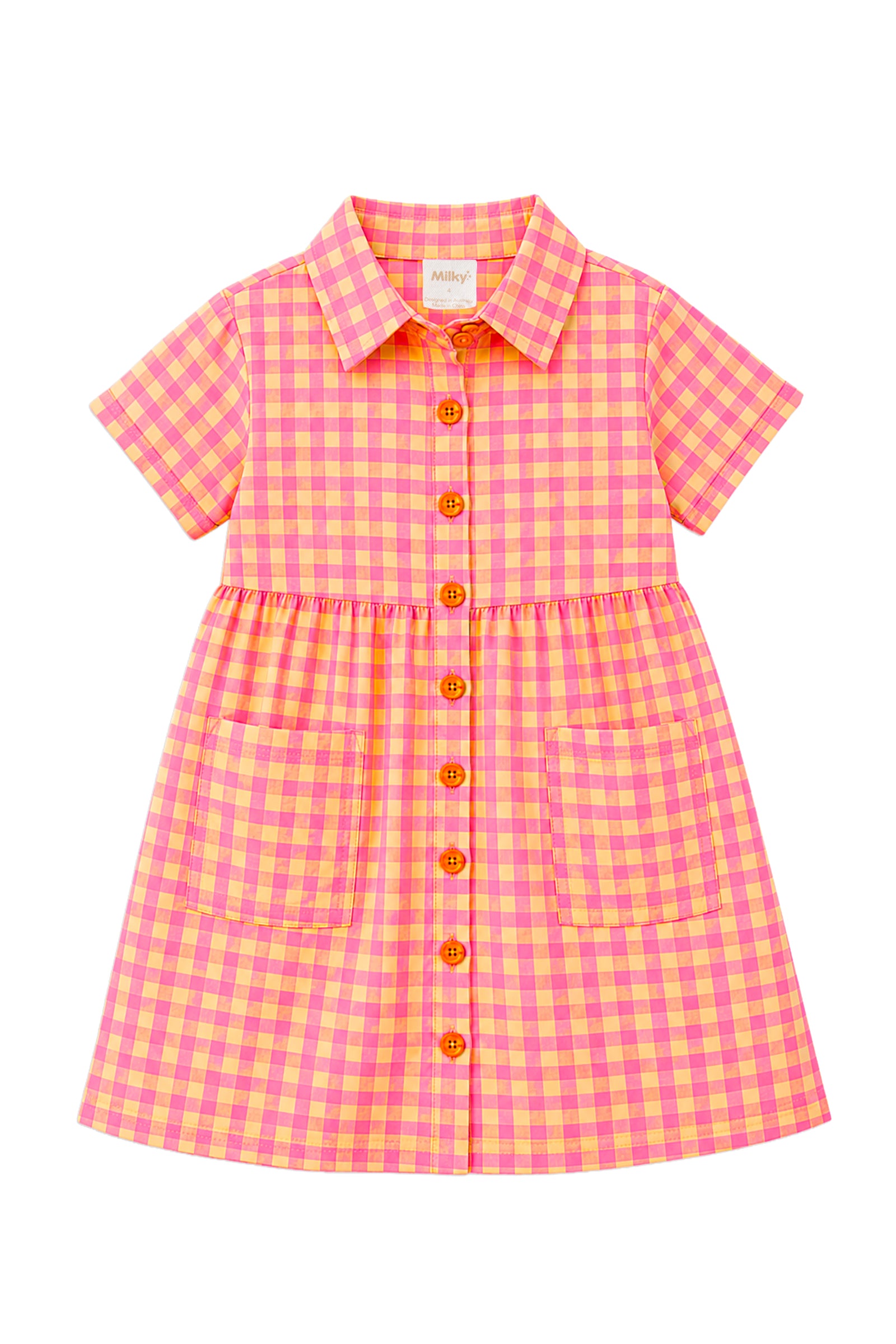 Check Dress - Goldie