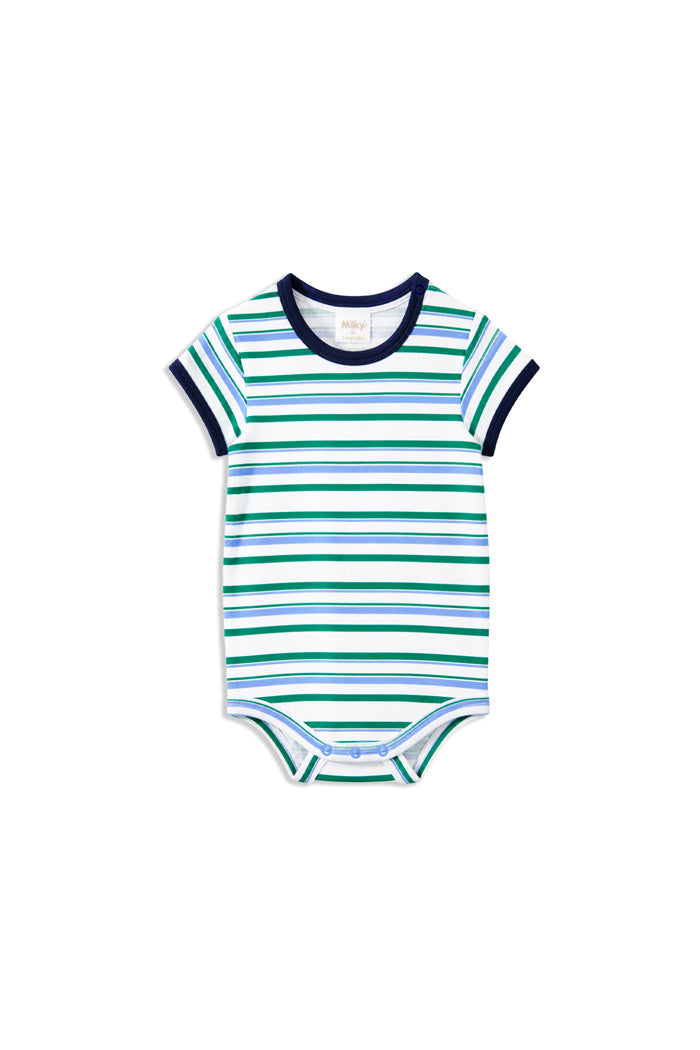 Green Stripe Bubbysuit
