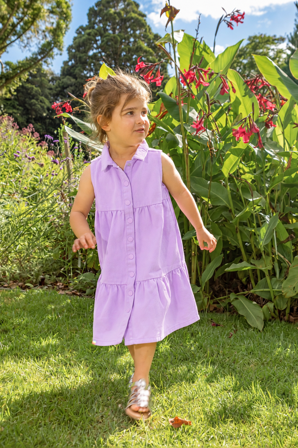 Lilac Twill Dress
