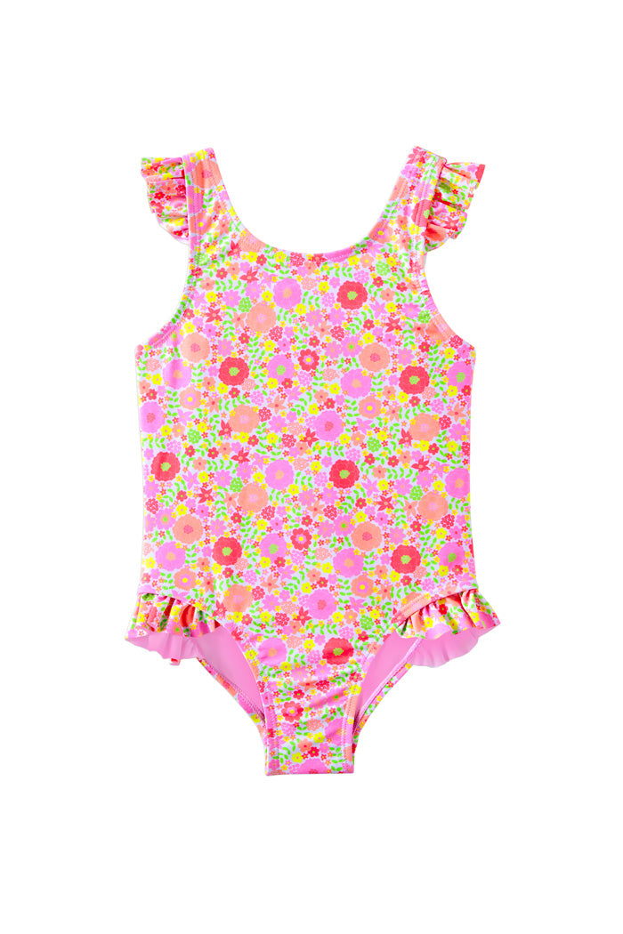 Neon Bloom Swimsuit
