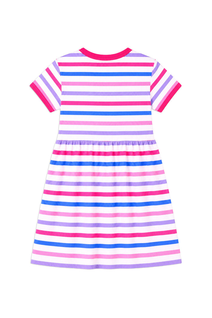 Pretty Stripe Rib Dress