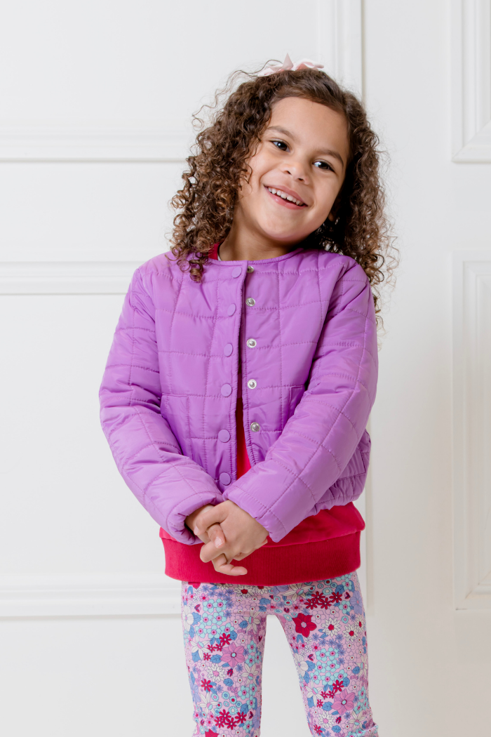 Purple Puffer Jacket