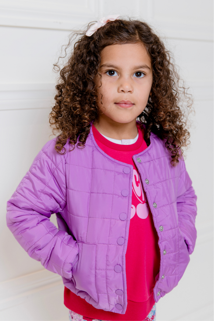 Purple Puffer Jacket