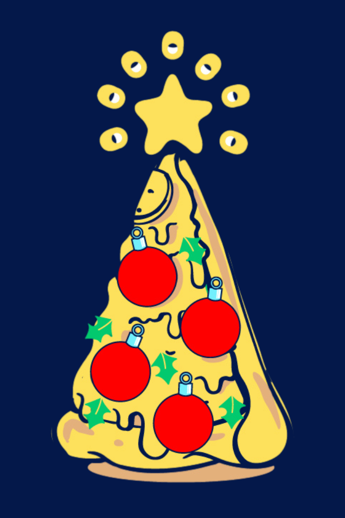Christmas Pizza PJs