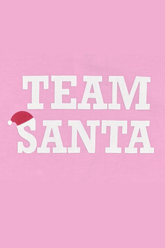 Team Santa Tee - Pink