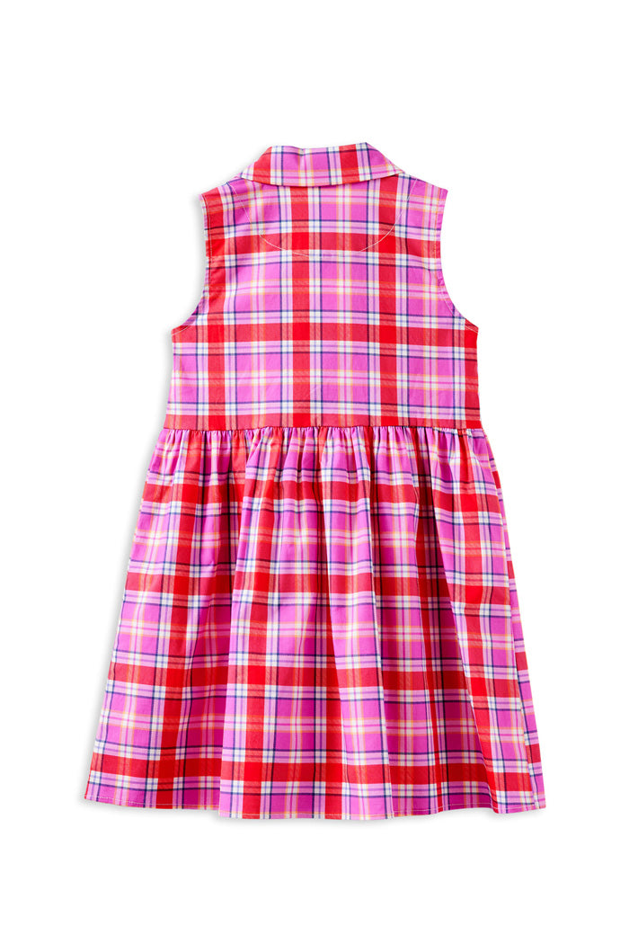 Sunset Plaid Check Dress