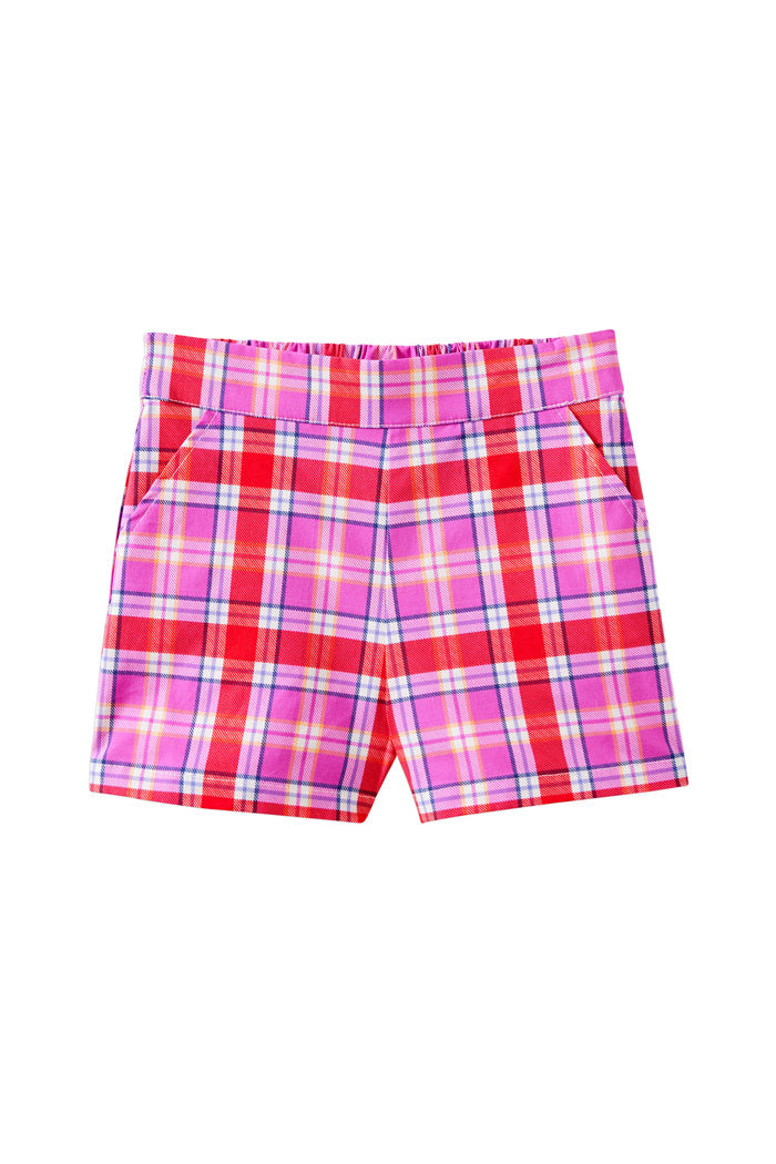 Sunset Plaid Check Short