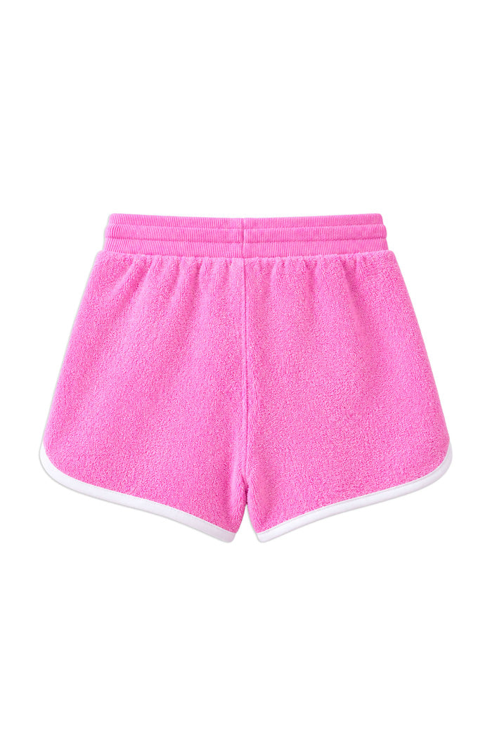 Super Pink Terry Towelling Short