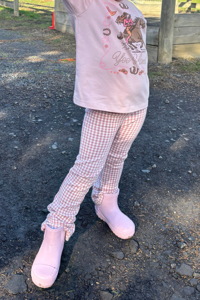 Rose Check Pant
