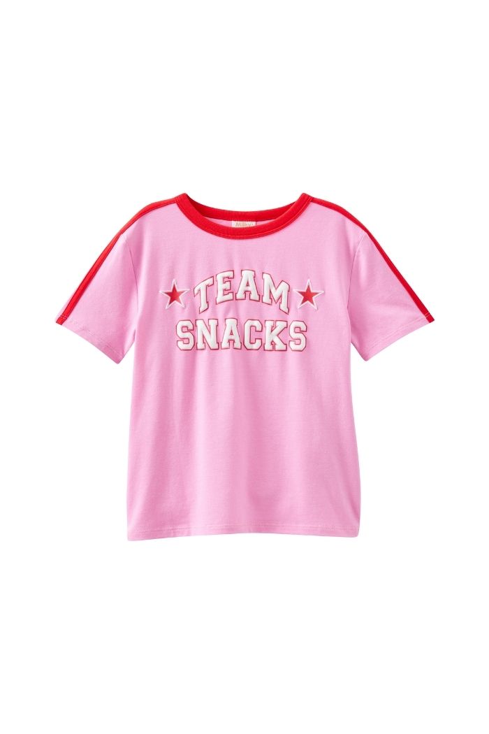 Team Snacks Tee Pink - Kids