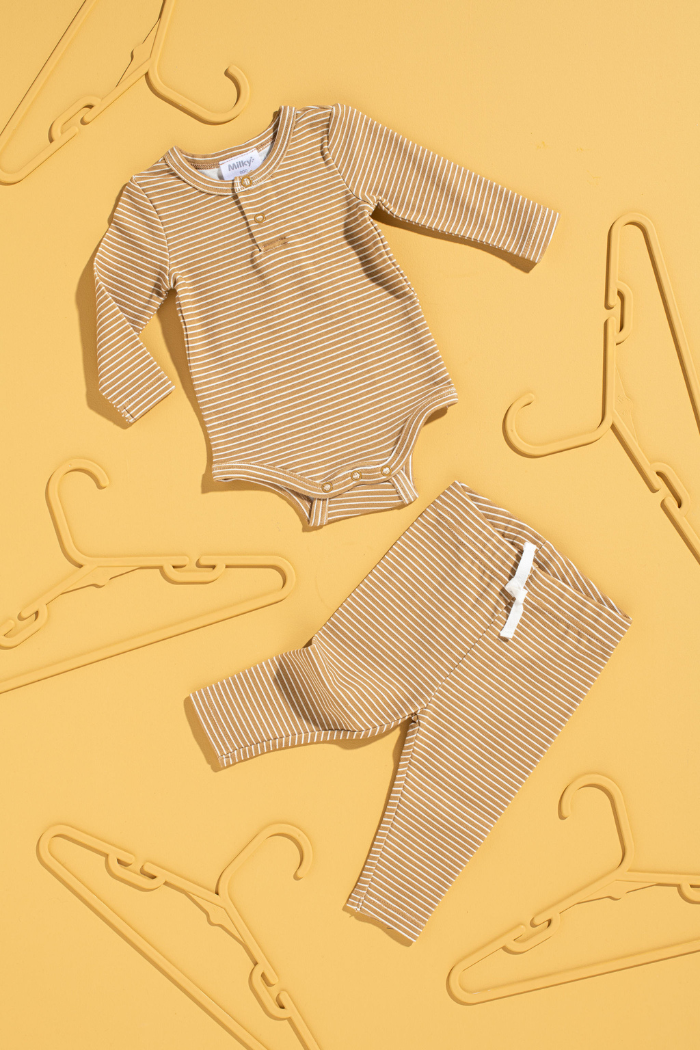 Sand Stripe Bubbysuit and Pant