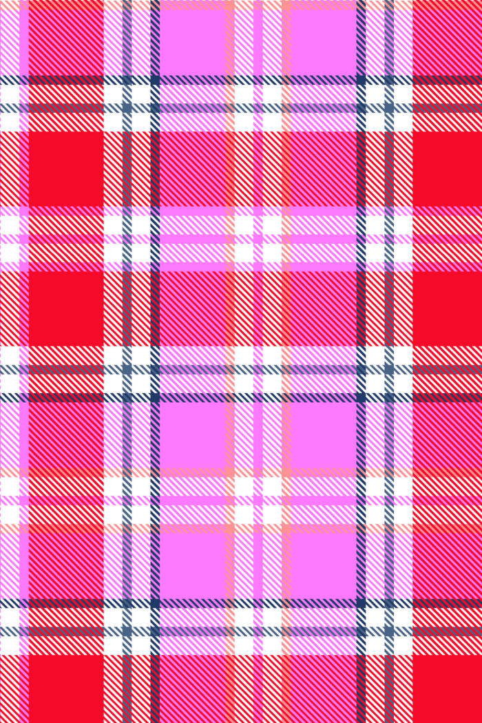 Sunset Plaid Check Short