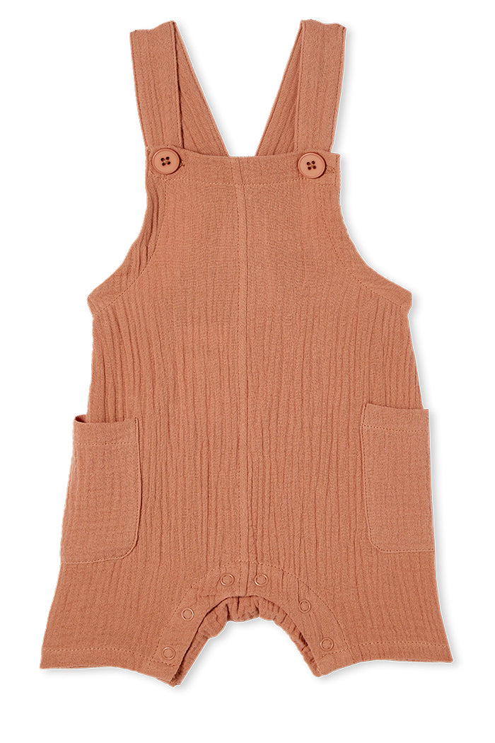 CRINKLE COTTON OVERALL