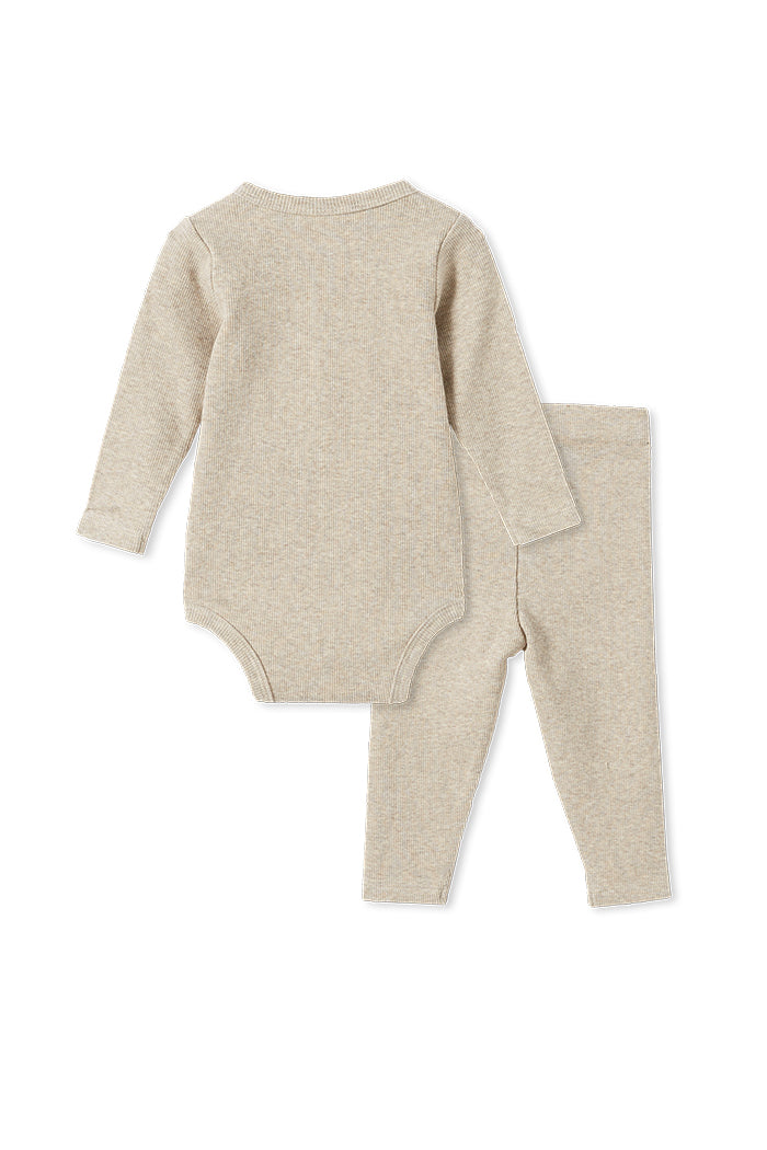 Natural Bubbysuit and Pant Set