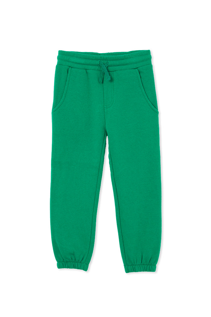 Green Fleece Track Pant