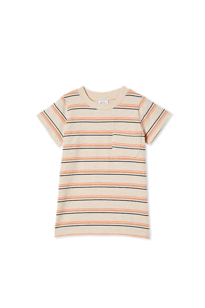 NATURAL STRIPE TEE