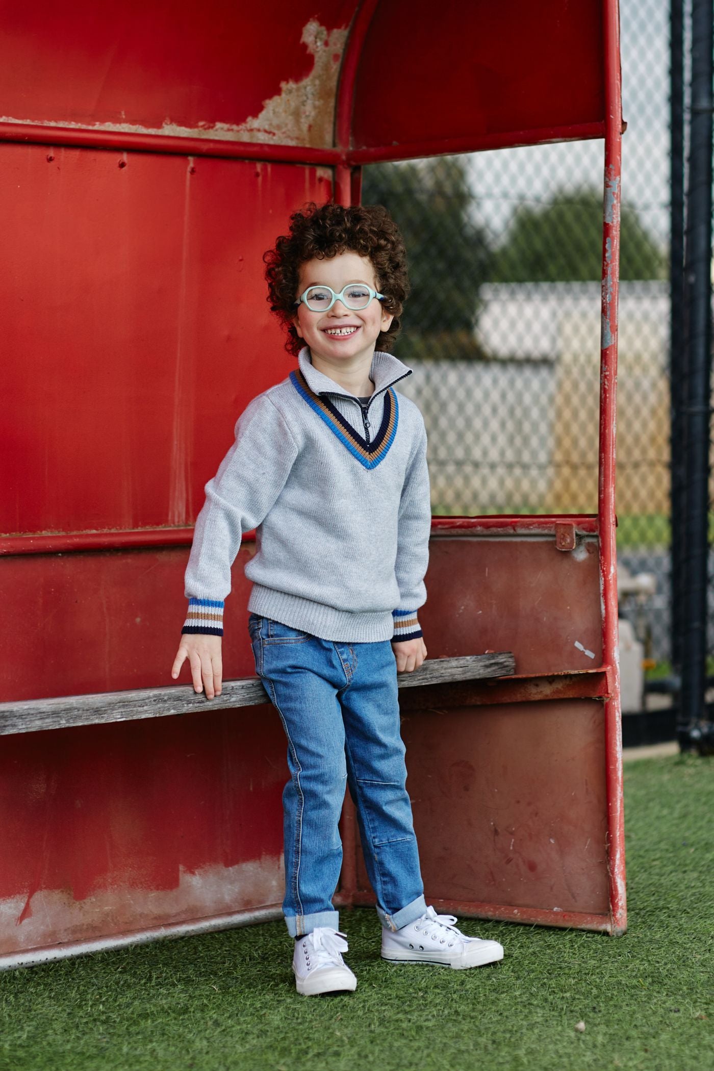 Funnel Tipping Knit Jumper