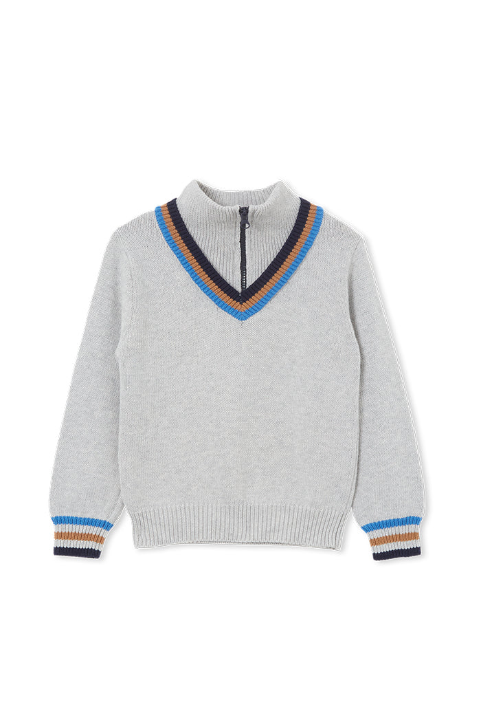 Funnel Tipping Knit Jumper