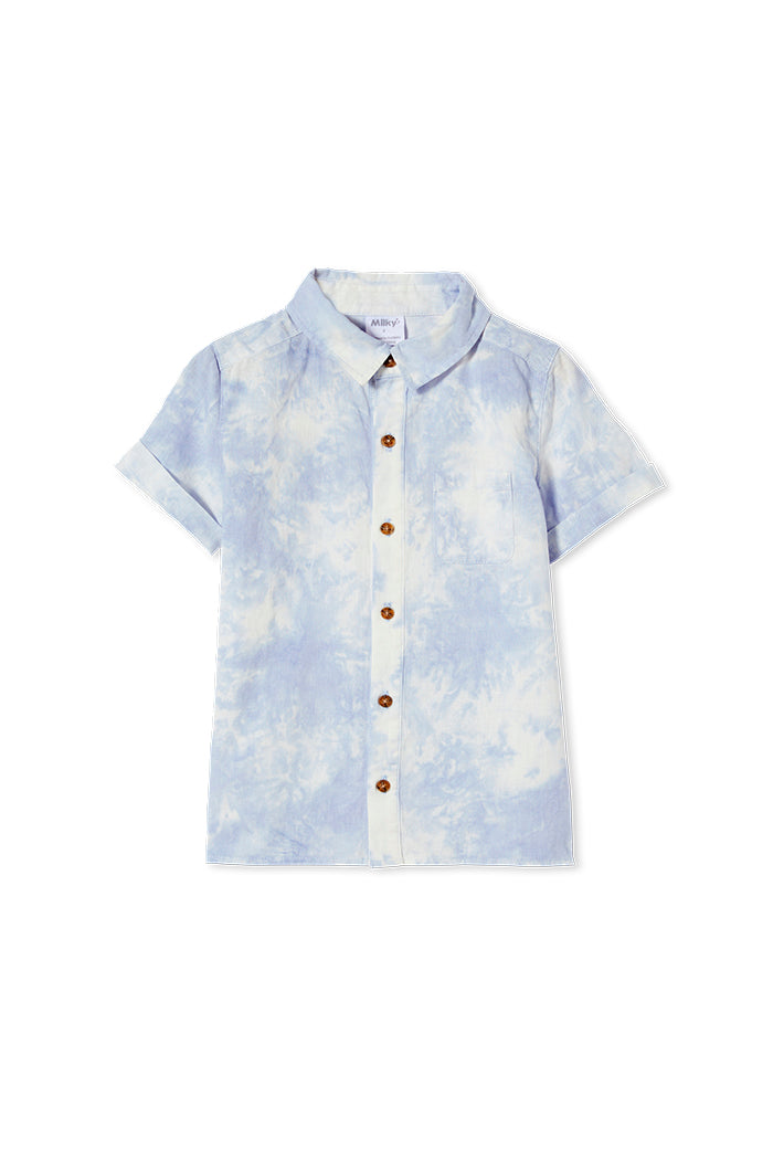 TIE DYE LINEN SHIRT