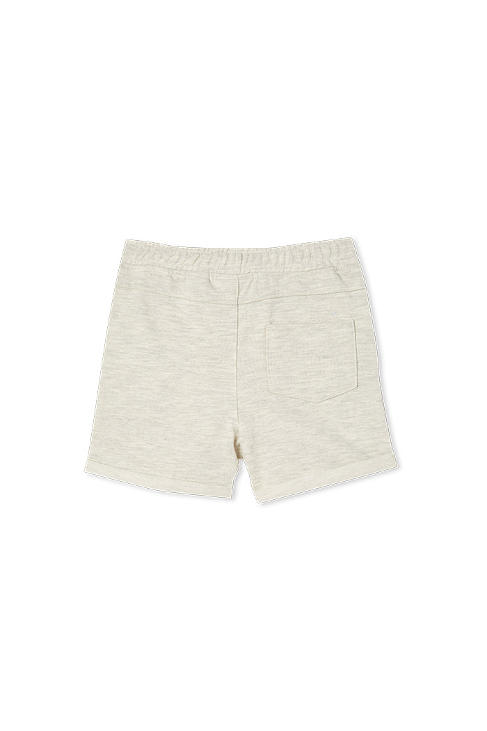 ALMOND FLEECE SHORT