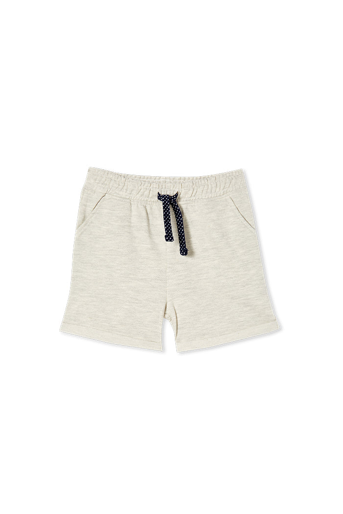 ALMOND FLEECE SHORT