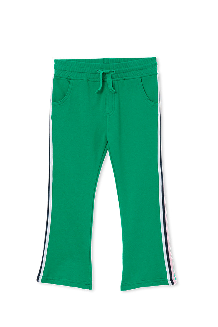 Green Sporty Track Pant