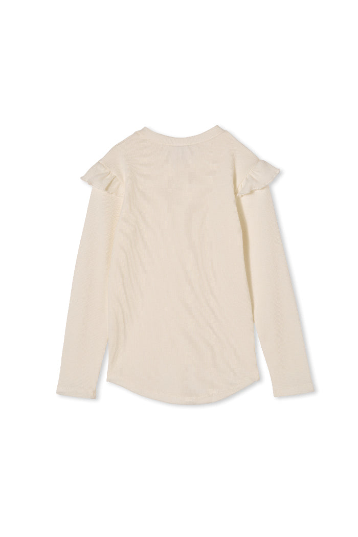 OFF WHITE RIB HENLEY