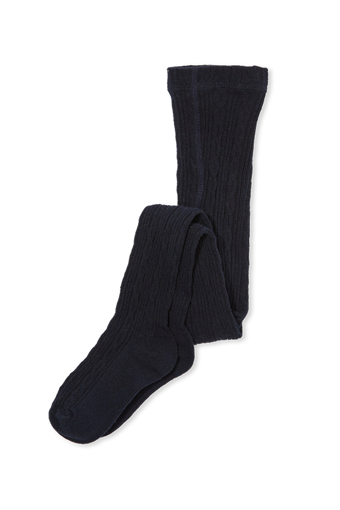 Navy Jacquard Tight