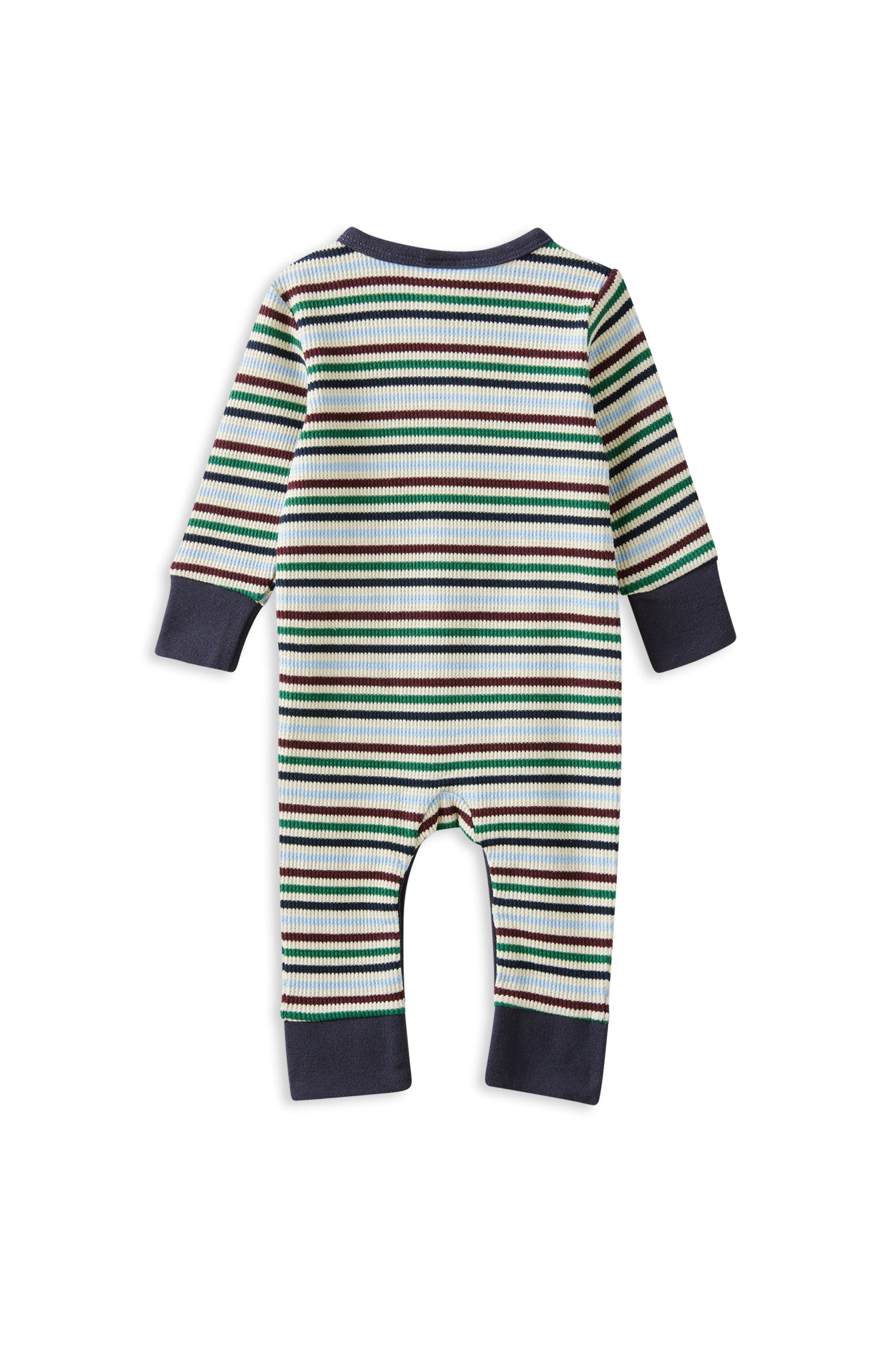 Heritage Waffle Henley Romper