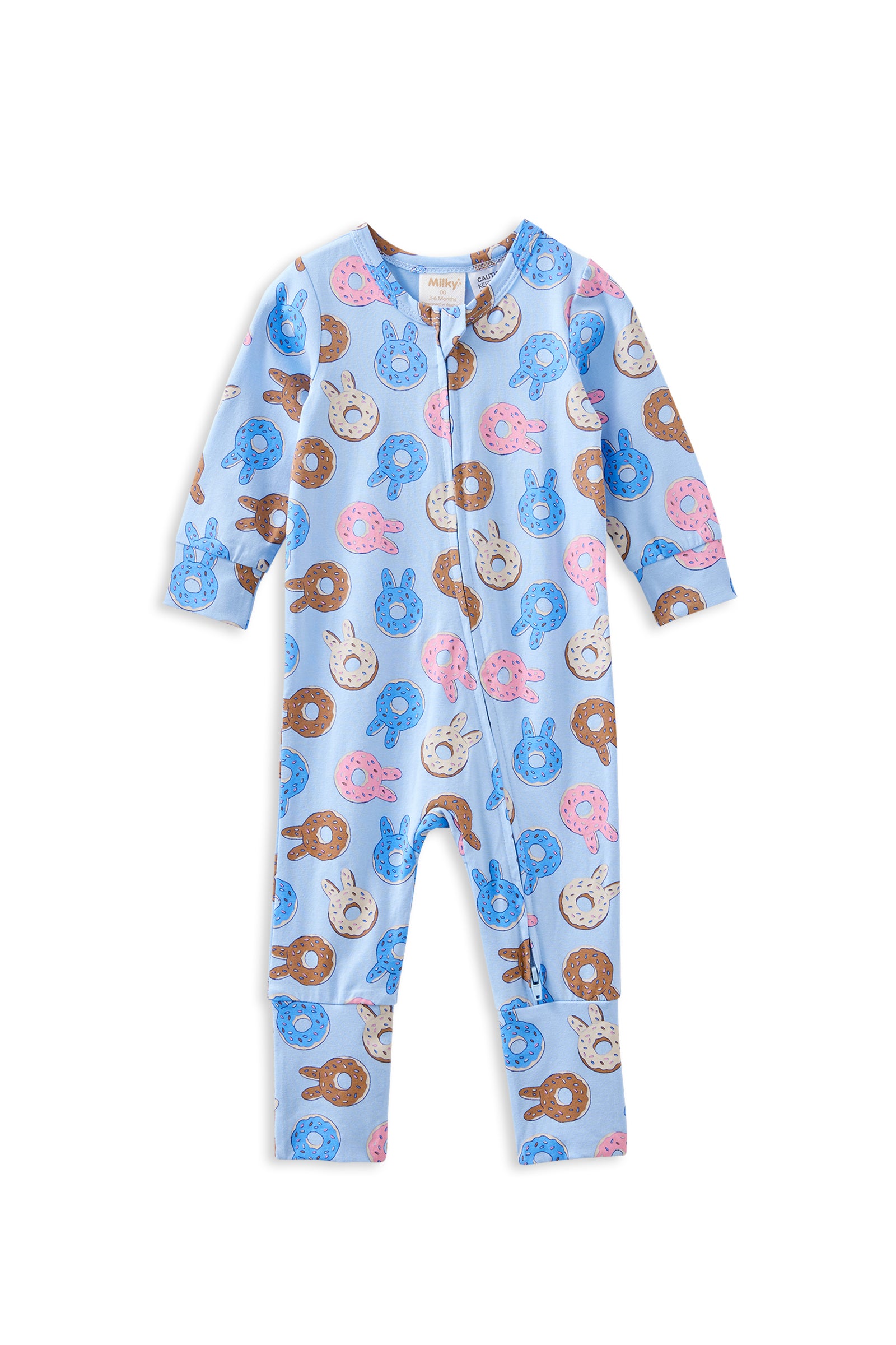 Donut Bunny Zip Romper