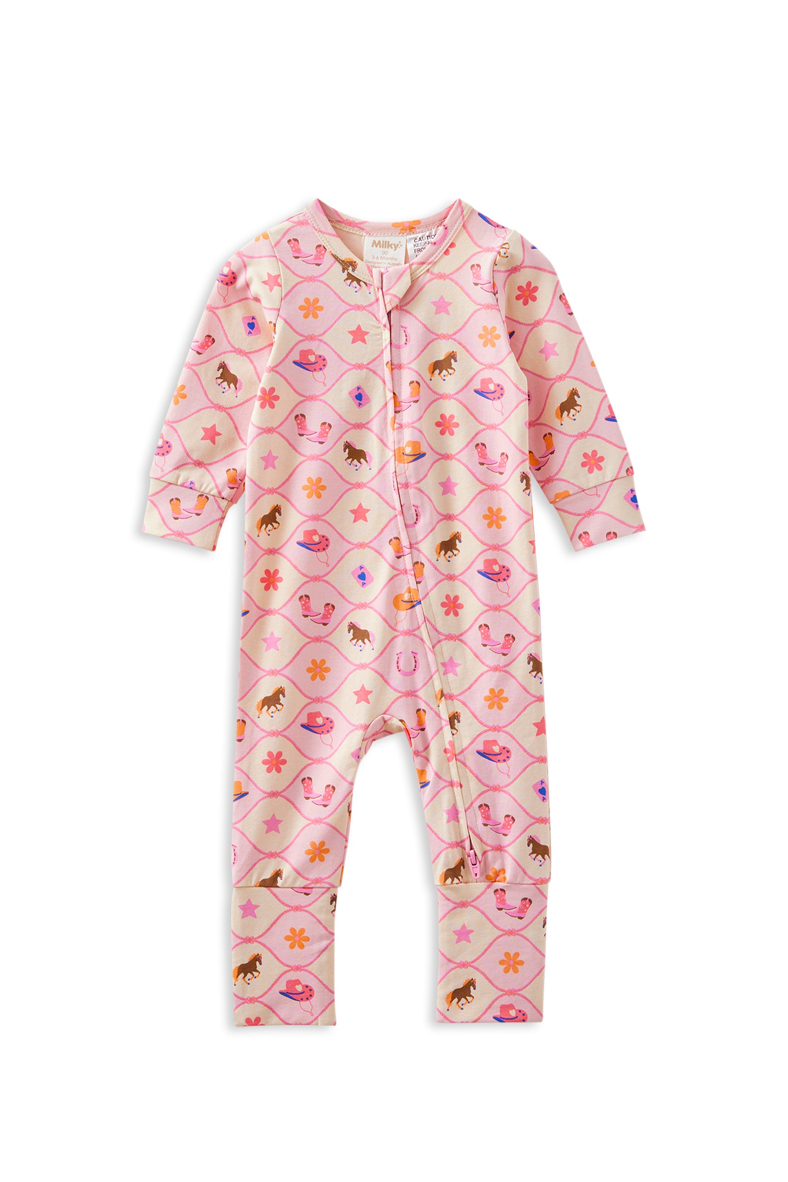 Rodeo Dreams Zip Romper
