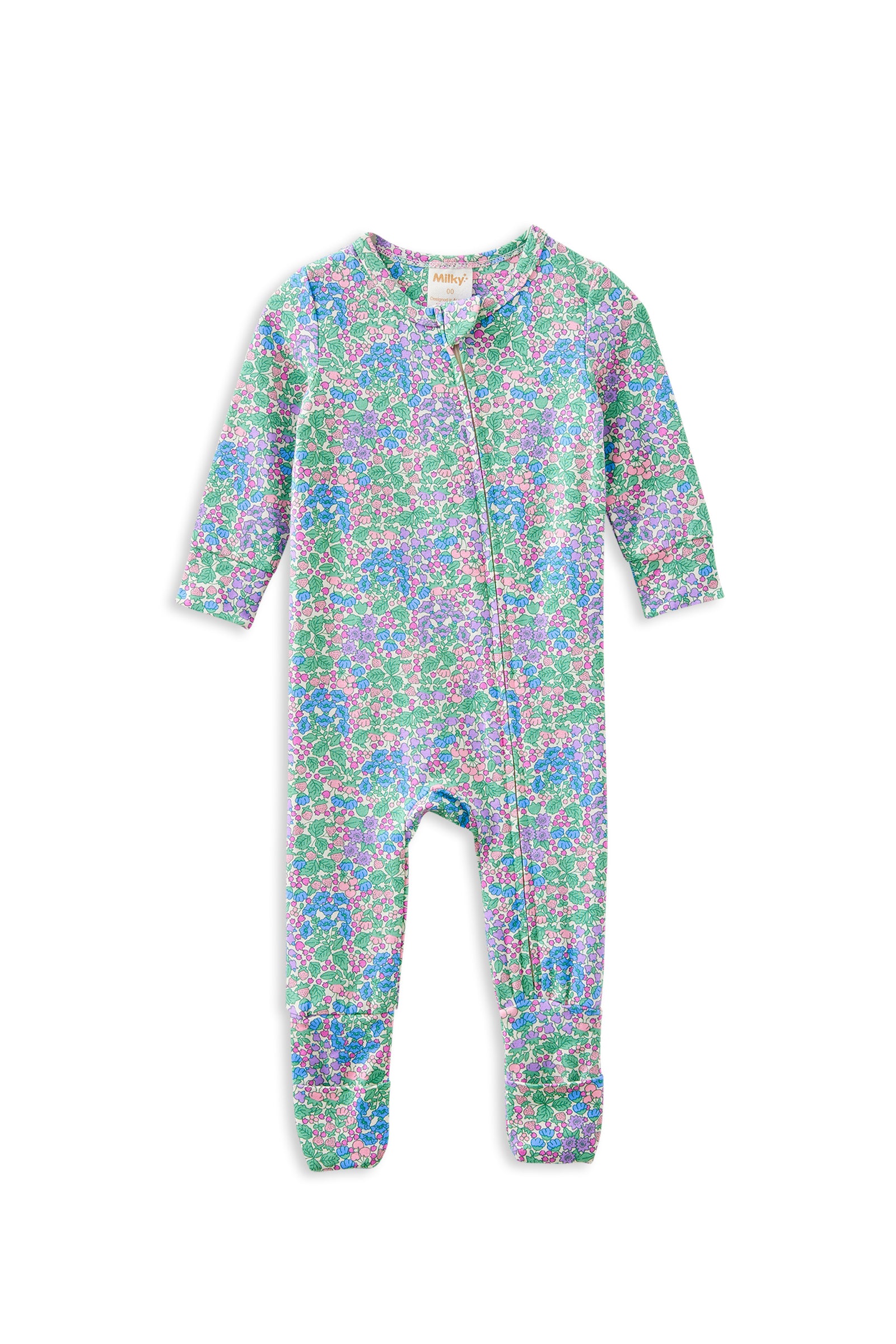 Forget Me Not Zip Romper