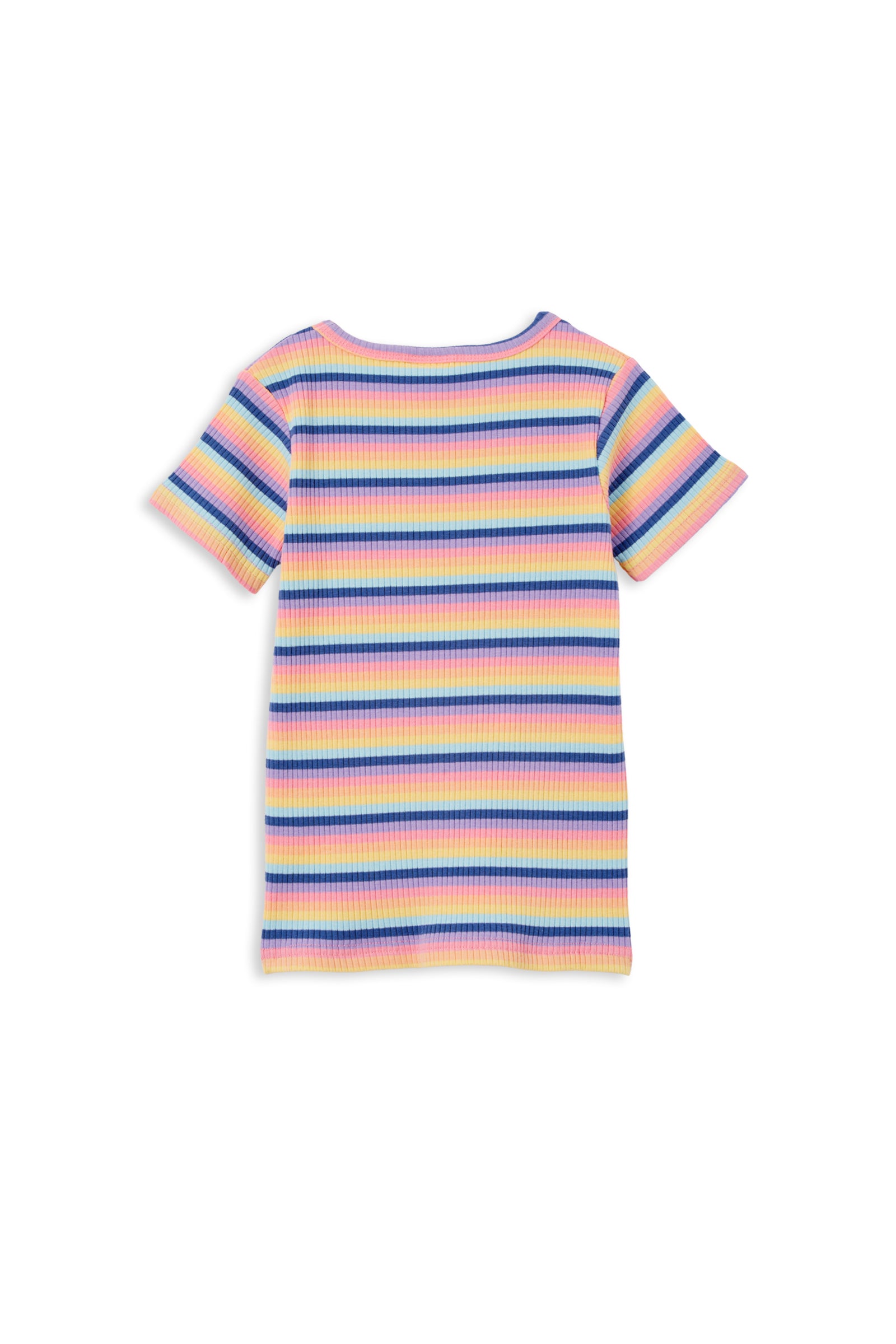 Multi Stripe Rib Tee