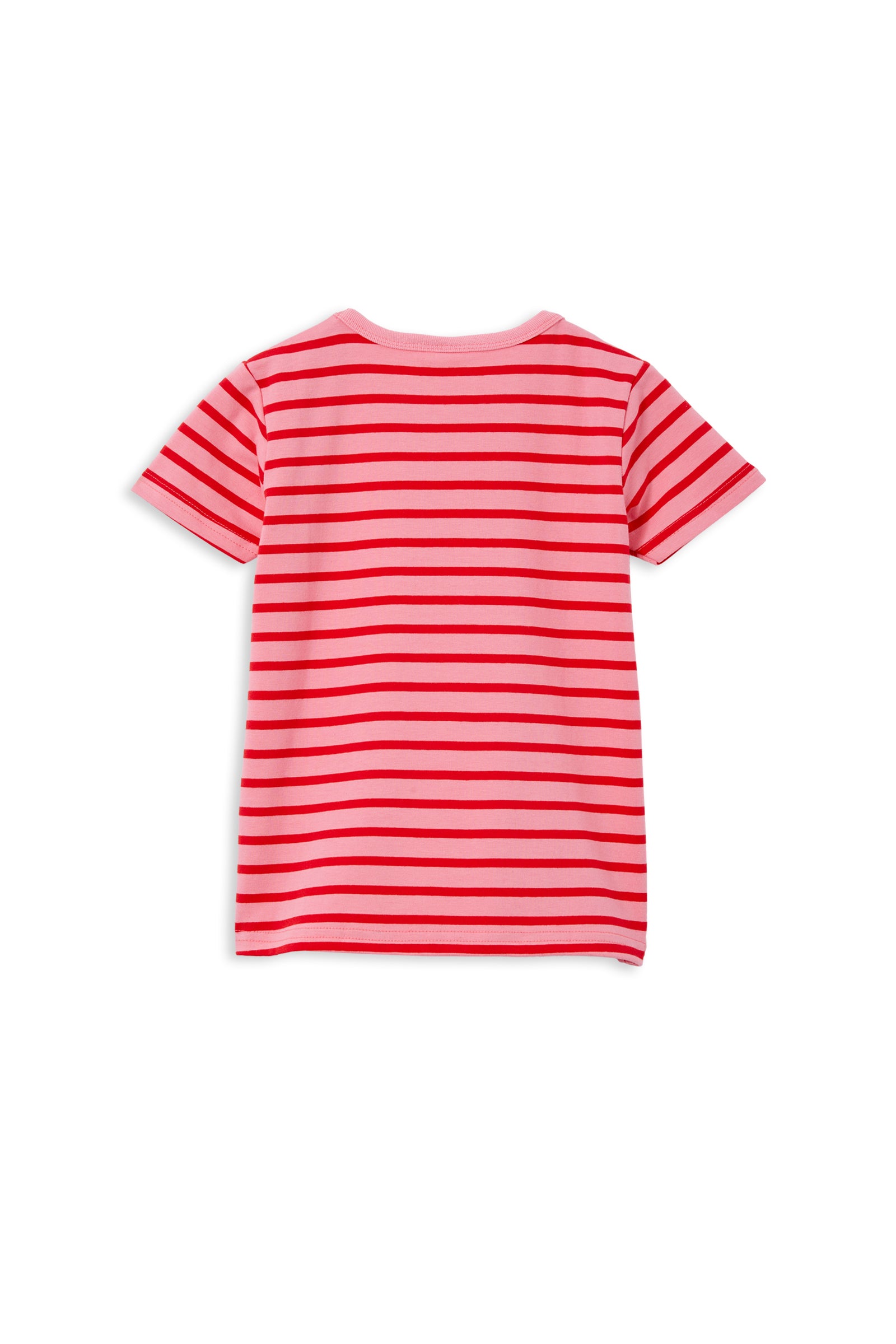 Pink and Red Stripe Tee