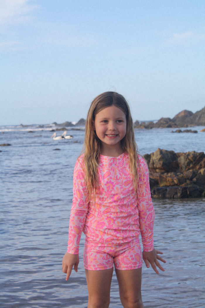 Wild Paisley Rash Vest