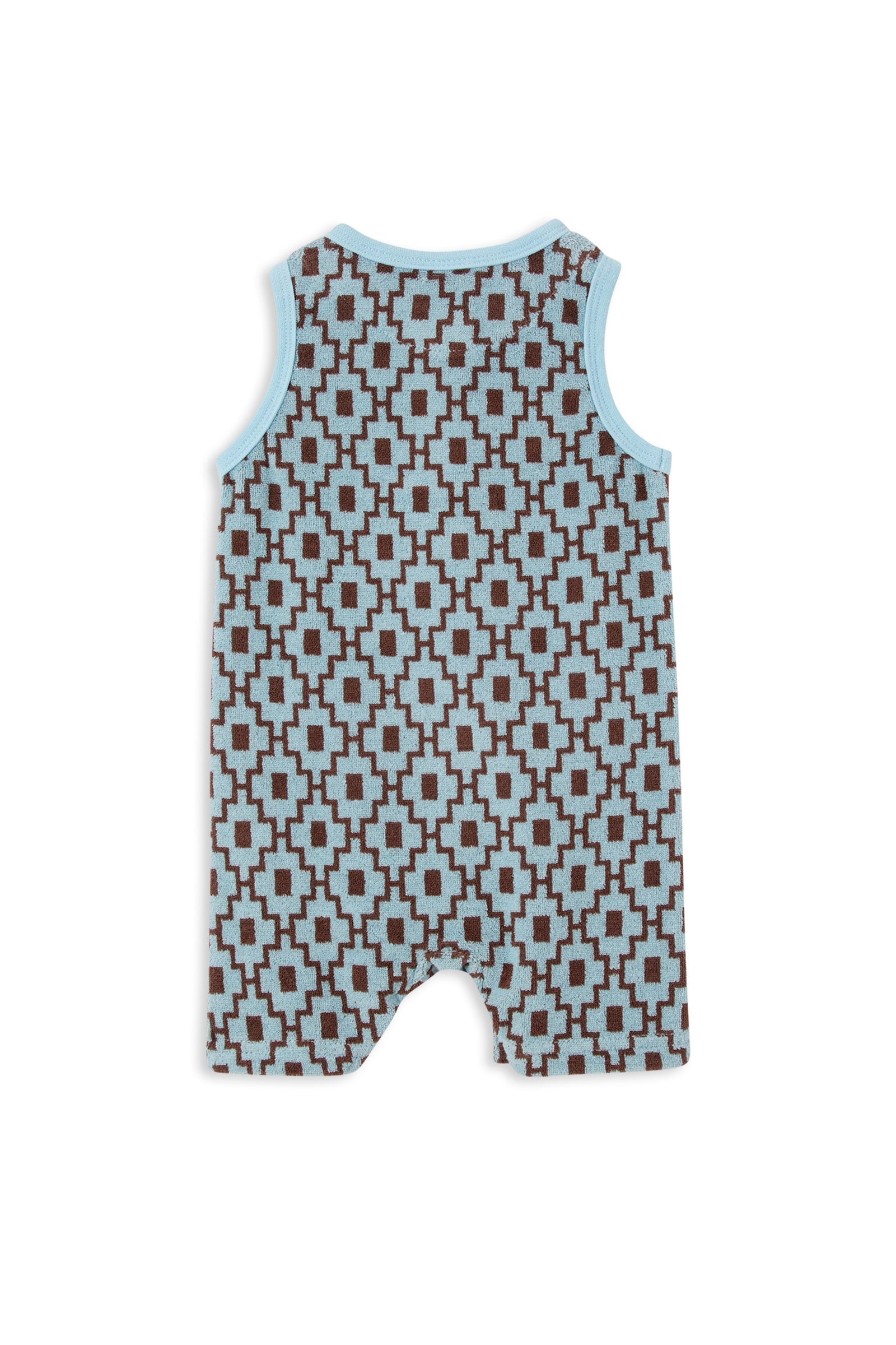 Geo Terry Towelling Romper