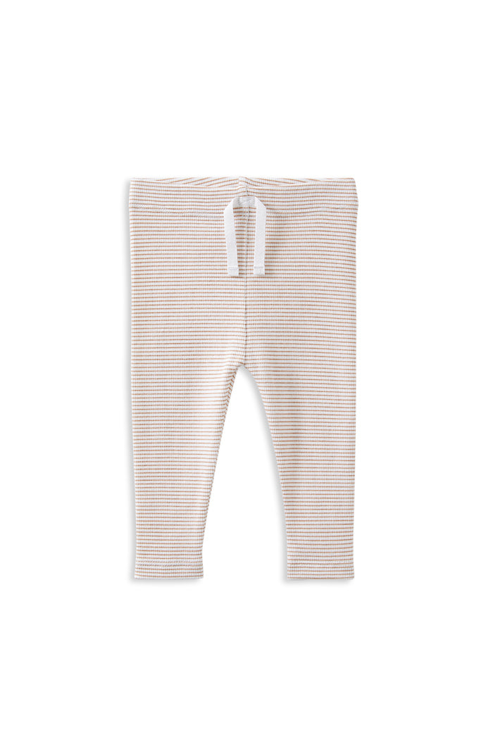 Mocha Stripe Baby Pant