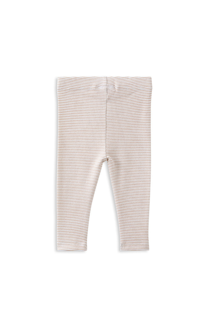 Mocha Stripe Baby Pant