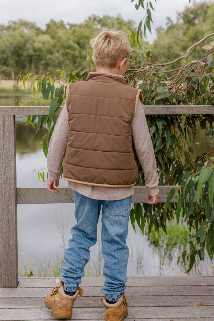 Chocolate Sherpa Vest