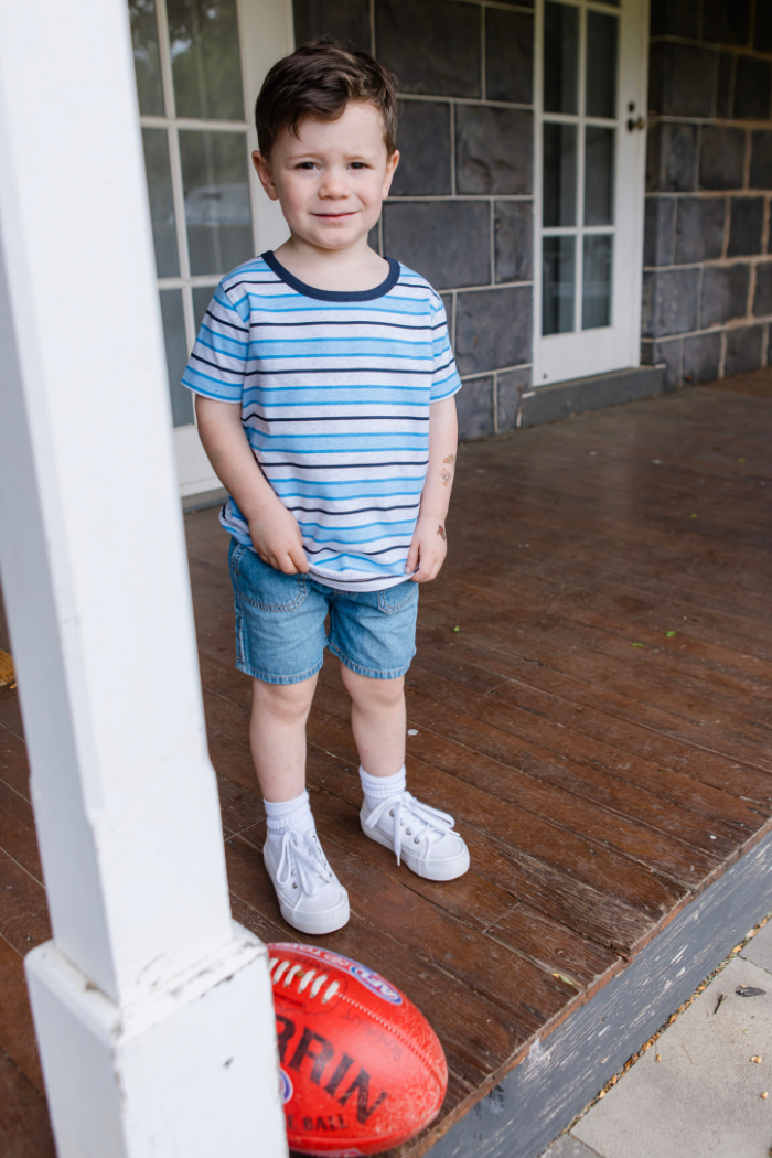 Blue Stripe Tee