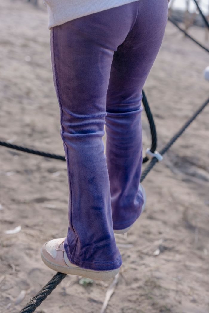 Violet Velour Flares