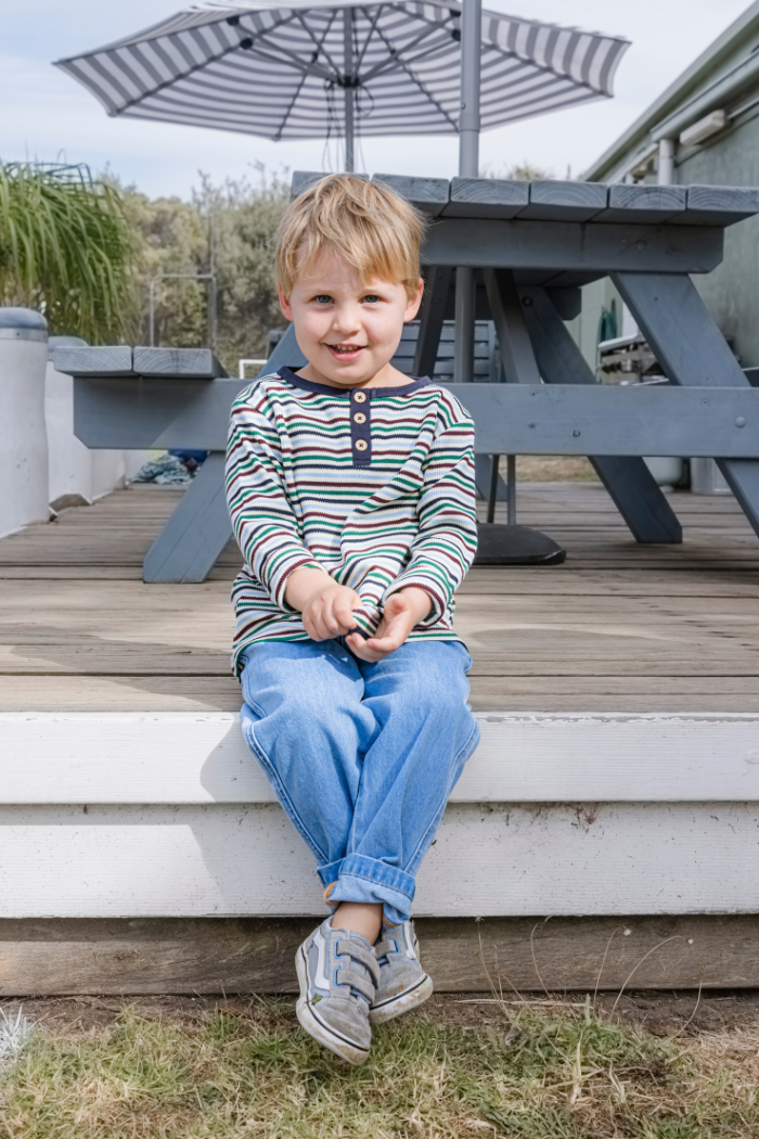 Heritage Waffle Henley